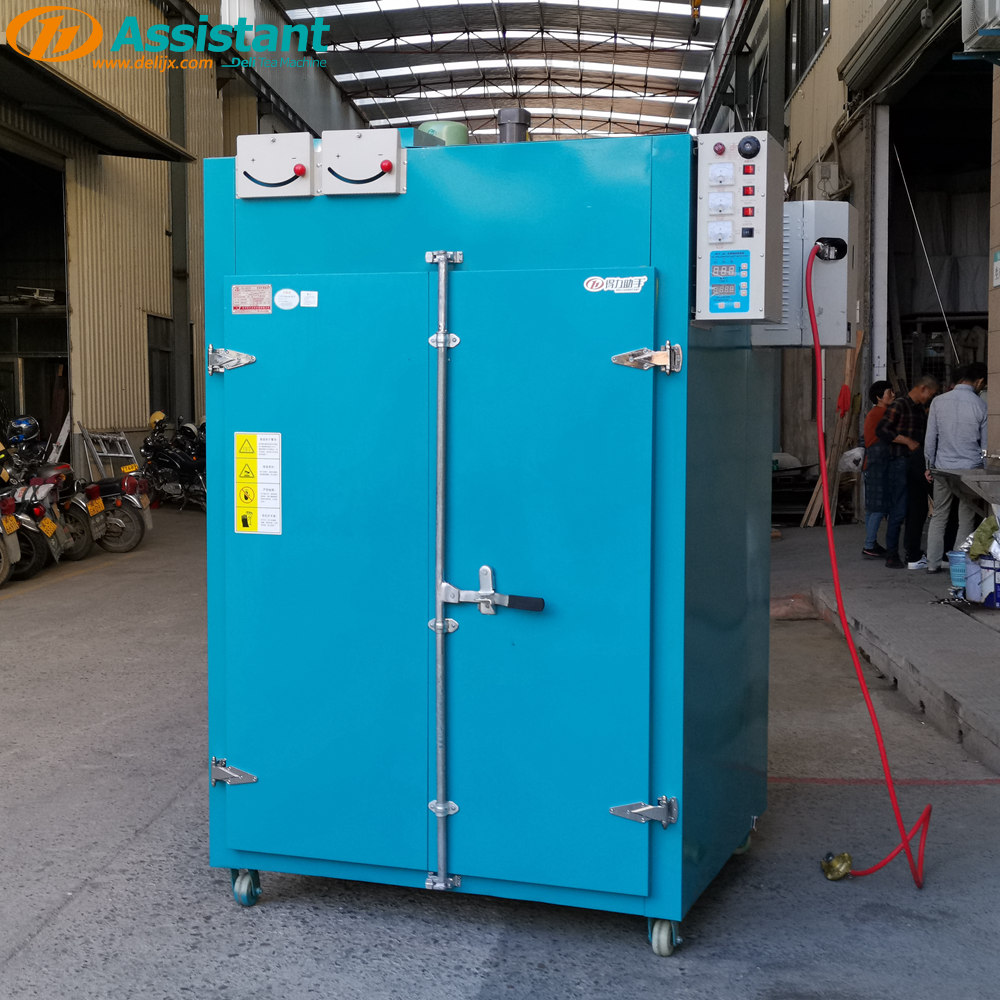 Deshidratador de secado de bandejas de 110 cm de tipo giratorio de calefacción a gas y eléctrica DL-6CHZ-Q18